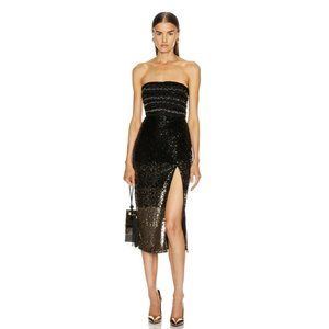 Rêve Riche Ilma Dress Black Sequin Degrade  High